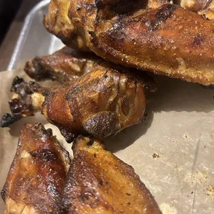 Chicken wings. Plain