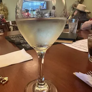 Glass of Pinot Grigio