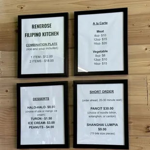 Prices as of April 2024