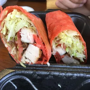 Basic grilled chicken wrap, took over 10 minutes to make