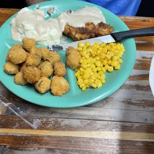 Chicken fried chicken!