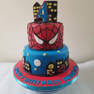 Spider-man cake