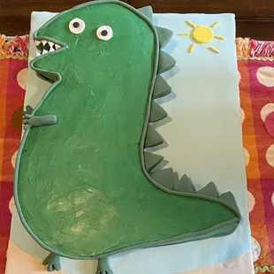 Chocolate Dinosaur Cake