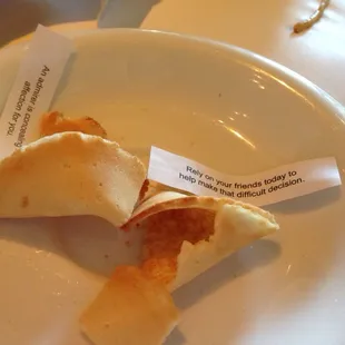 Broken fortune cookiess