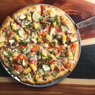 Vegan Cashew Thai Curry Pizza