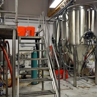 The small brewery in back.