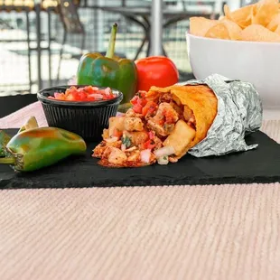 food, burritos and wraps