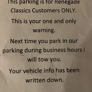 Wow, not very friendly! Sorry I took up one of your spaces 20 minutes before closing. I will stay away from this place!