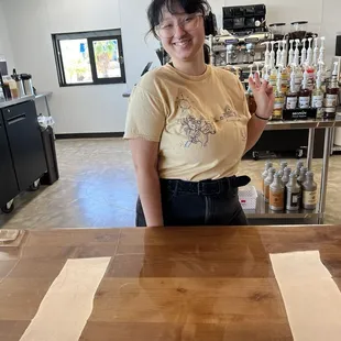 Corina, great server