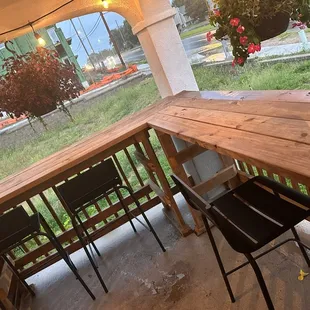 Outdoor seating