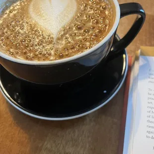 Gingerbread man latte