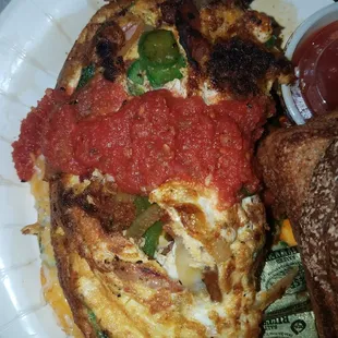 Omelette with EVERYTHING