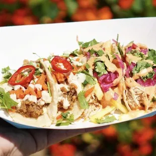 Vegan Banh Mi and Fire Chicken