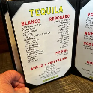Menu.