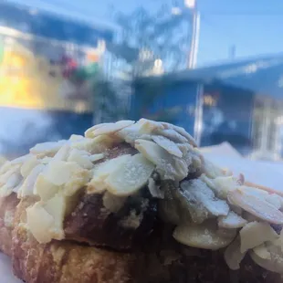 Almond croissant to start the day!