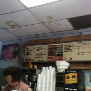 Stains on ceiling,  cluttered, need I say more?