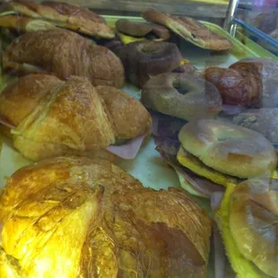 Ham, bacon, egg &amp; jalapeño.