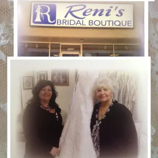 Reni and Tonya- they have years of experience in the bridal industry.