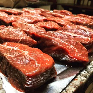 Boneless beef short ribs, trimmed to perfection!