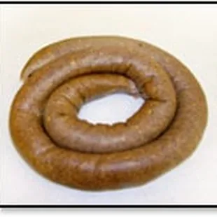 Smoked Volga German sausage.