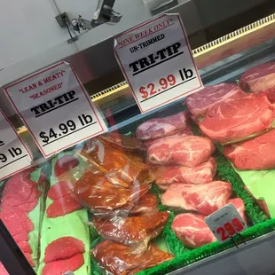 Nice looking cuts of meat here