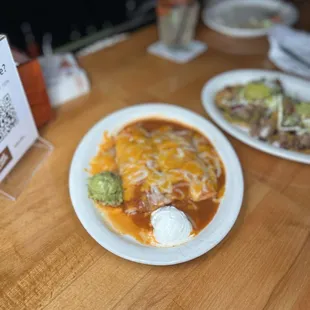 Chicken enchiladas