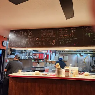 a man working in a restaurant