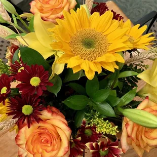 Beautiful fall flowers