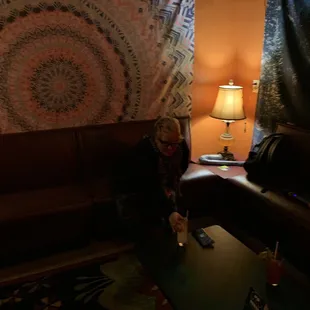 The 60s room where everything is psychedelic without mind altering drugs.