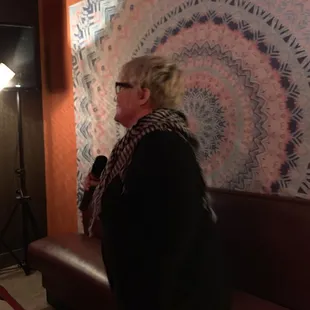 Prepping for Wilson Phillips, "hold on"...