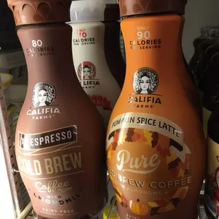two bottles of coffee