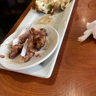 I was warned against coming here. I should have listened. Cold potato and grisly cut of steak. Service was subpar at best.