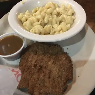 Fried steak- I&apos;m told this wasn&apos;t very good