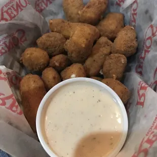 Spicy cheese bites - yum!