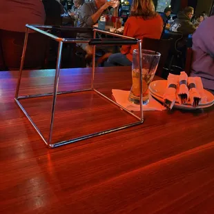 Waiting impatiently for my pizza!