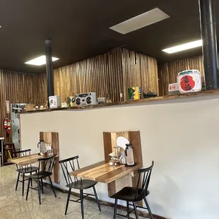 the interior of a restaurant