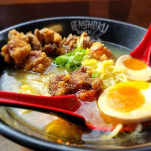 Chicken Shio Ramen with JFC (see menu for explanation)