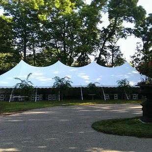 WEDDING 40X100 WHITE POLE  TENT
