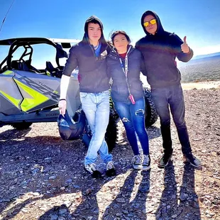 Aaron with some customers