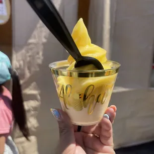 Pineapple Dole made in our Soft Serve machines