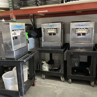 Twin Soft Serve machines by Taylor Freezer for you events