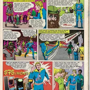 A tribute to classic comic book ads from Rent My Arcade