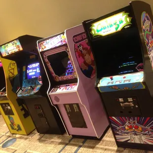 A line up of new and classic games from Rent My Arcade