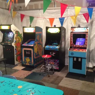 Games from Rent My Arcade make the party great.