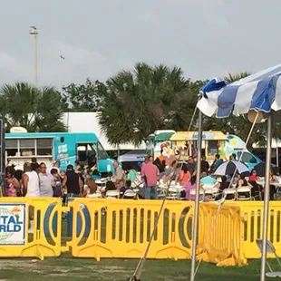 Crowd barricades for Corpus Christi, TX Festival