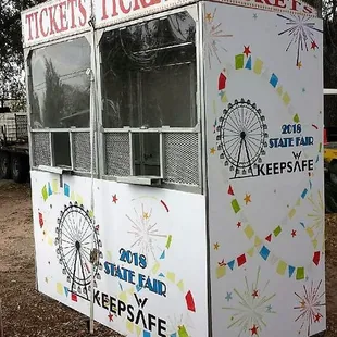 Ticket booth for festivals