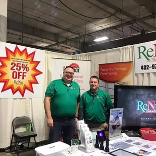 Having fun at the HBALincoln Home &amp; Garden Show.