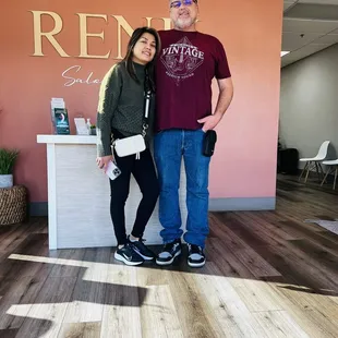 My wife and I, seeing all the services offered.