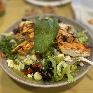 Grilled Chicken Cilantro Lime Salad