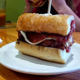 Eggplant Parm Sandwich